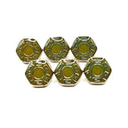Hex Greek Kurta Button