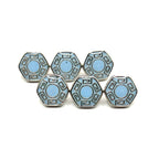 Hex Greek Kurta Button