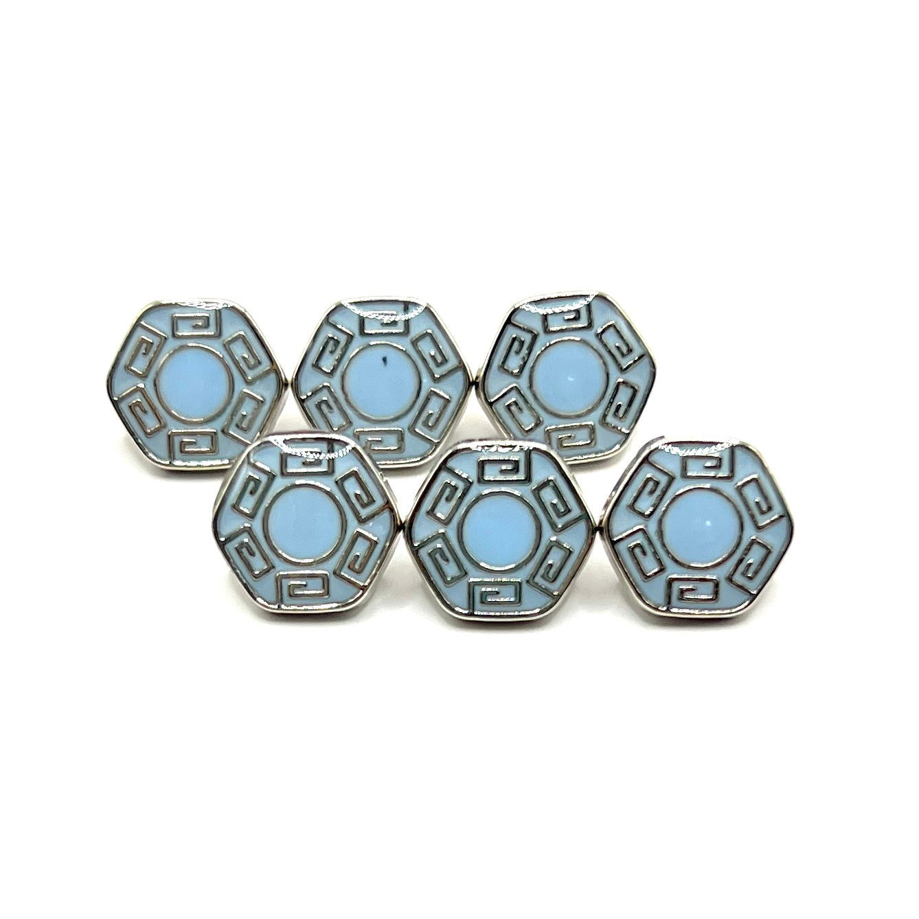 Hex Greek Kurta Button