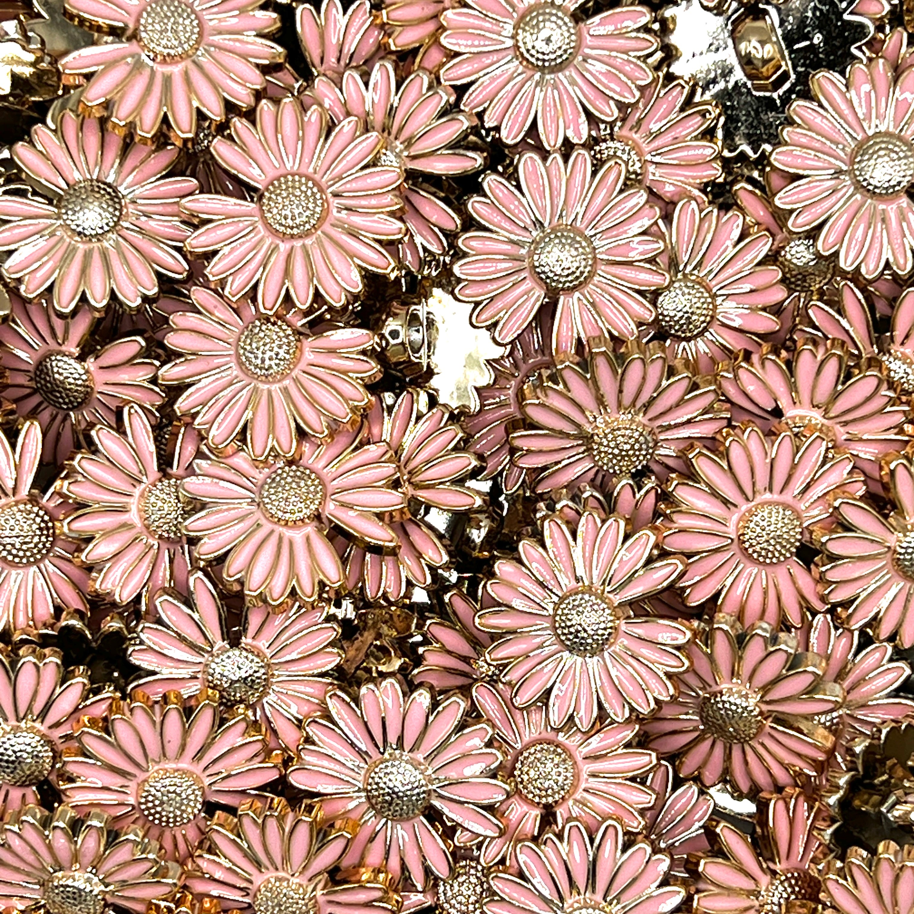 Daisy Plastic Buttons