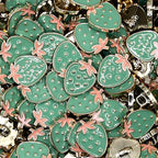 Bright Strawberry Buttons