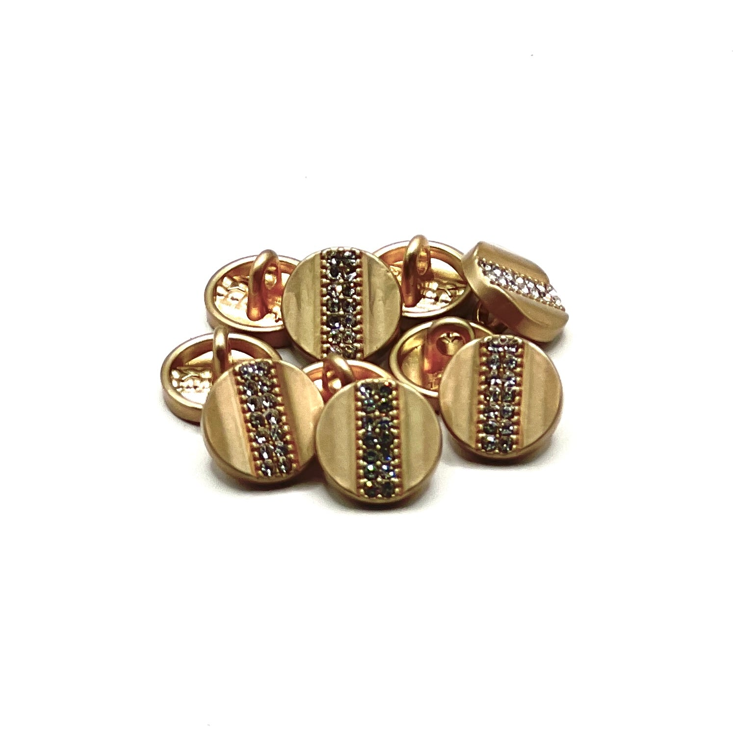 Rhinestone Strip Kurta Button