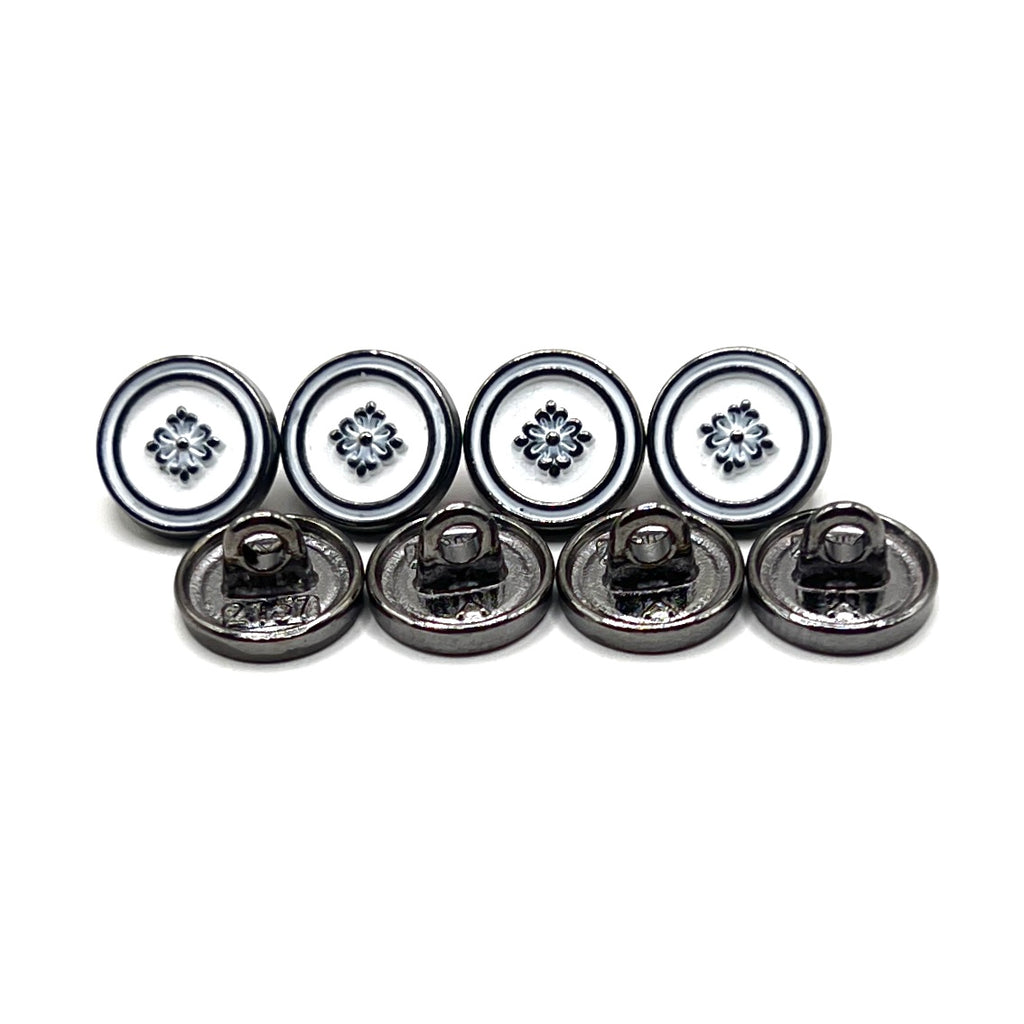 Floral Rosette Kurta Button