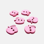 Apple Wooden Buttons