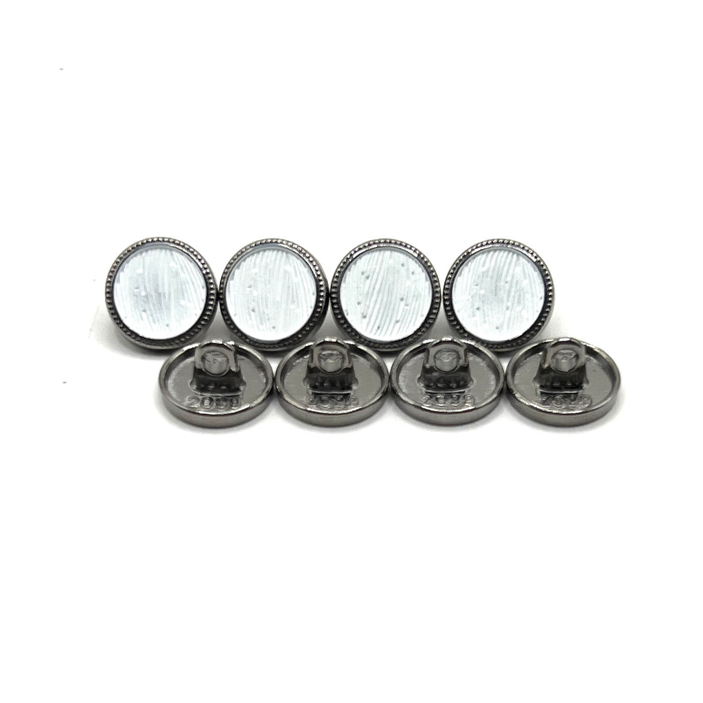 Rocky Gunmetal Kurta Button