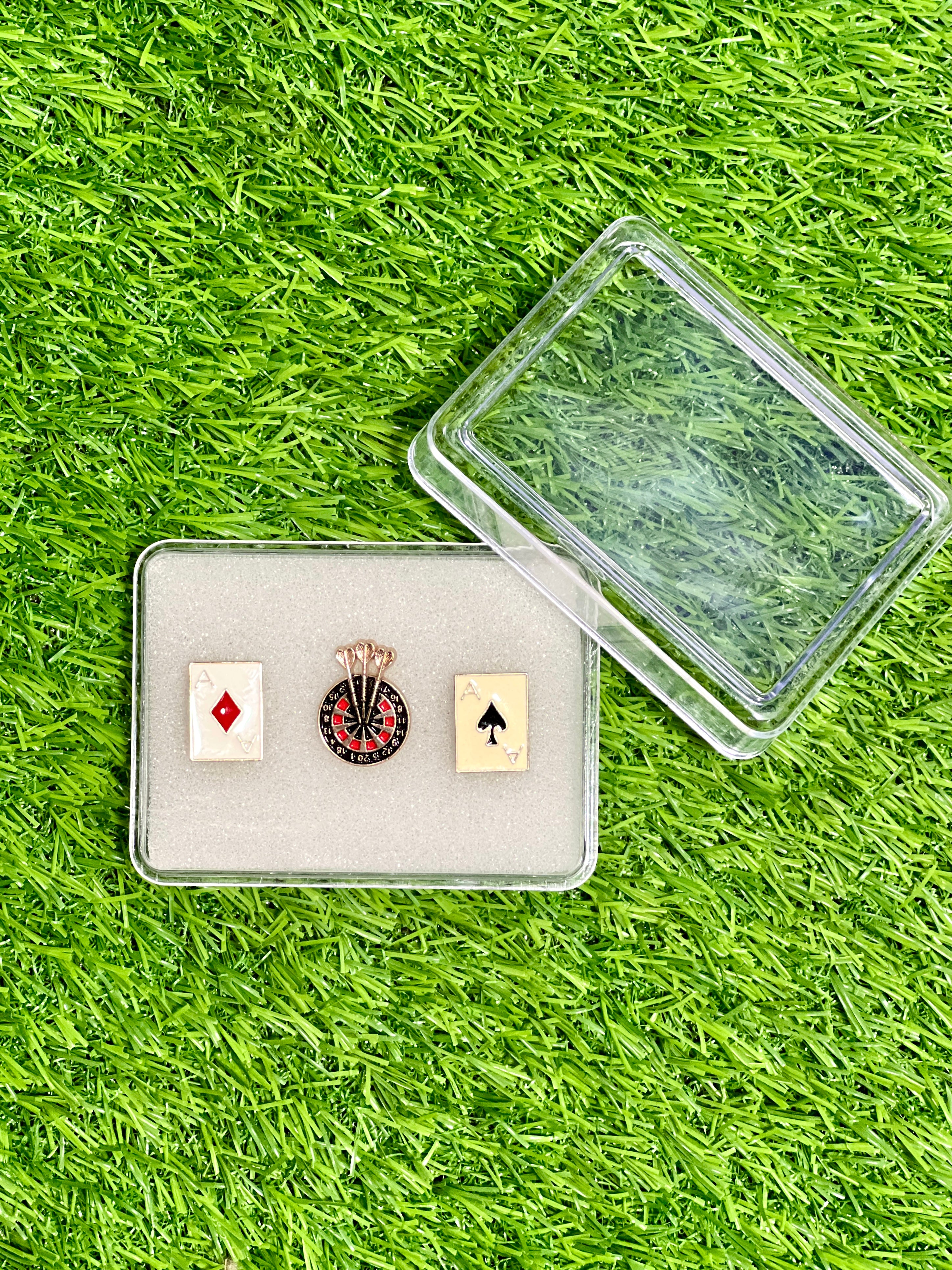 Gambler Lapel Pin Gift Box - Set of 3