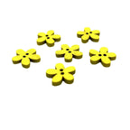 Wooden Big Flower Buttons