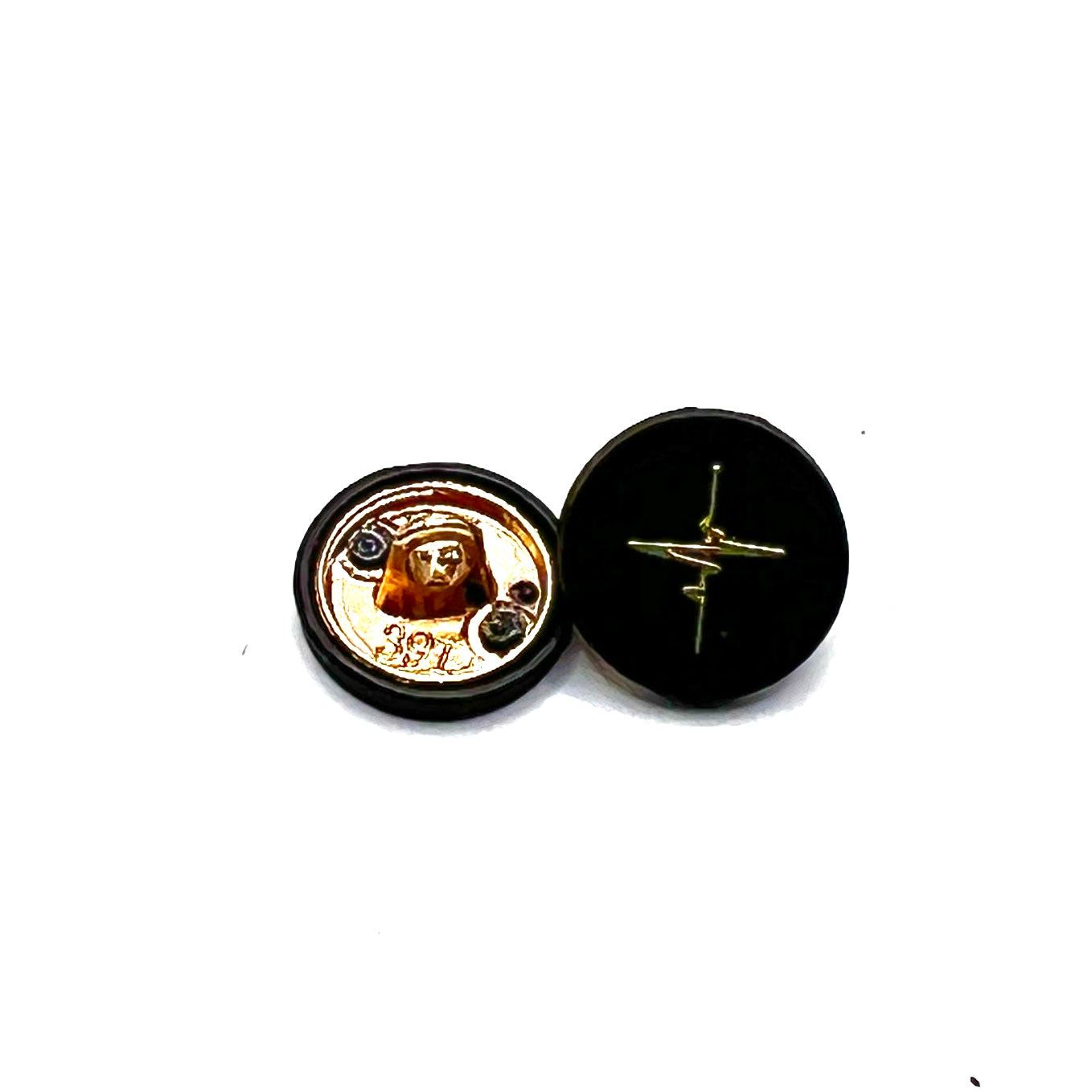 Black Pulse Button