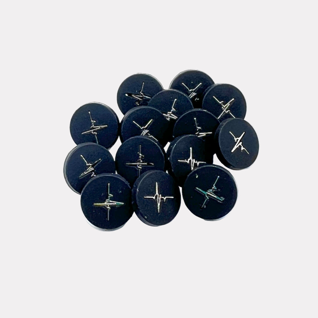 Black Pulse Kurta Button