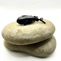 Chic Black Leaf Pin