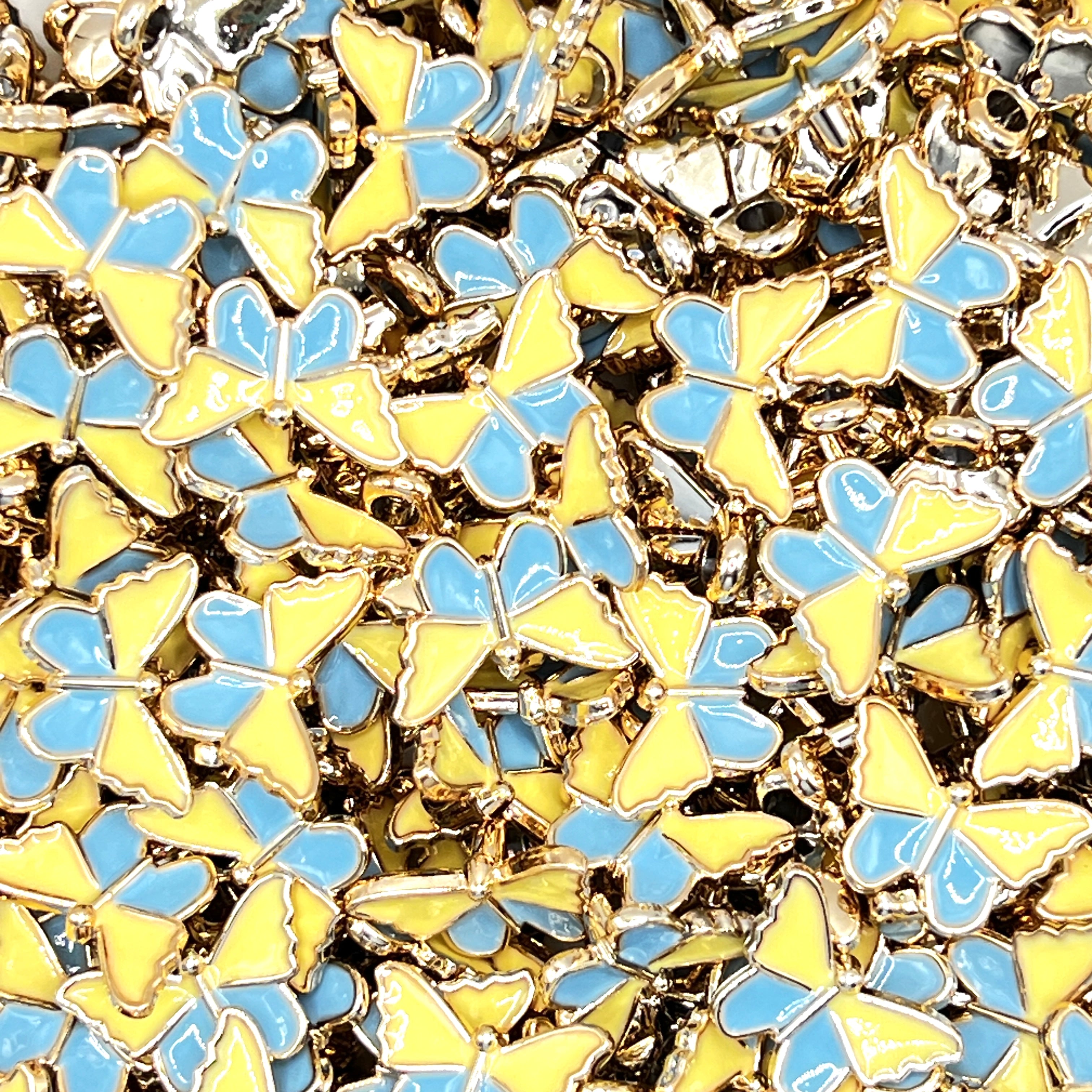 Butterfly Plastic Button