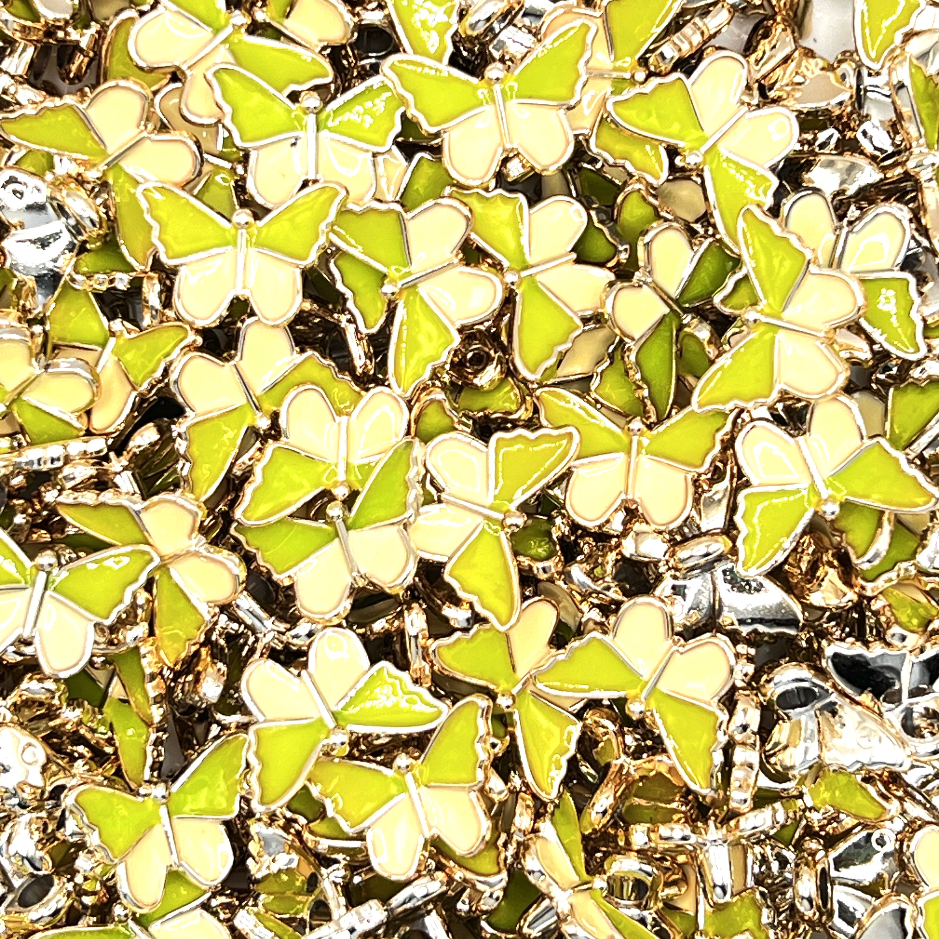 Butterfly Plastic Button