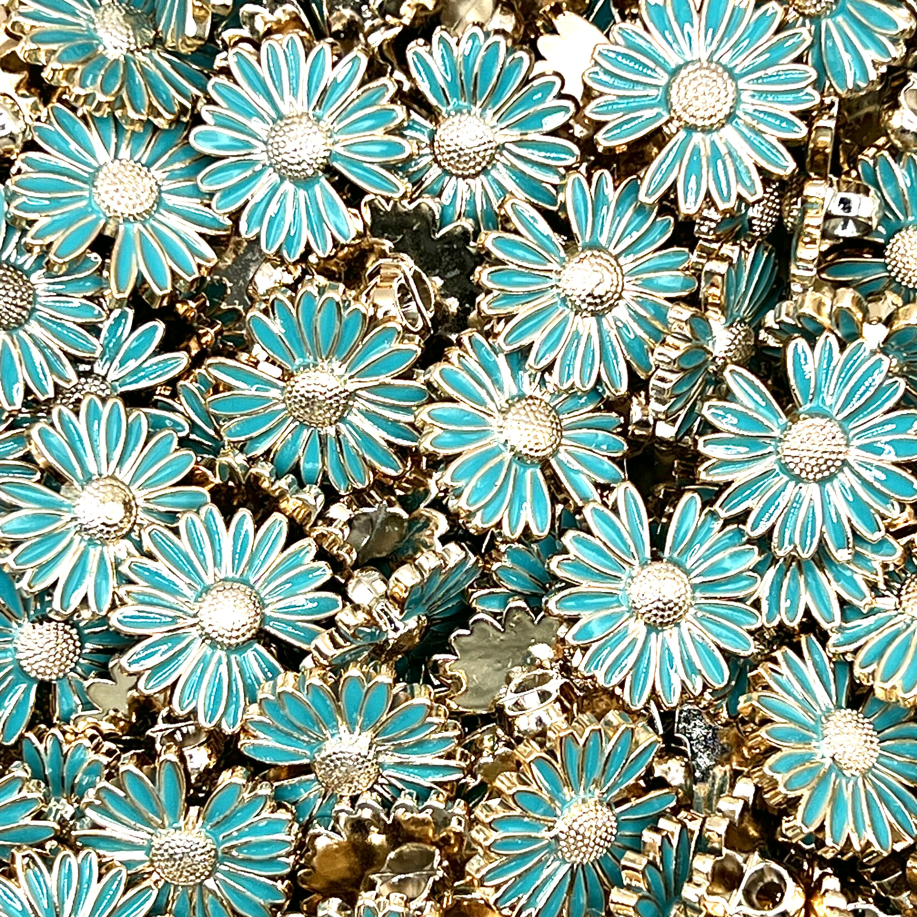 Daisy Plastic Buttons