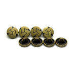 Geometric Arrrow Kurta Button
