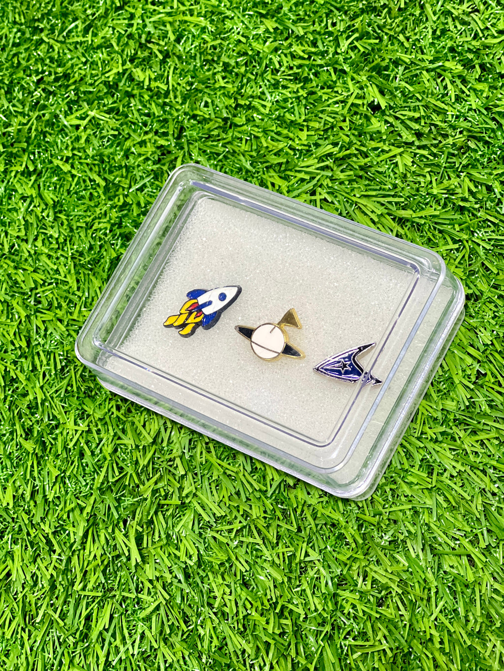Outer Space Lapel Pin Gift Box - Set of 3
