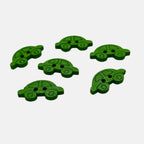 Colorful Wooden Car Buttons