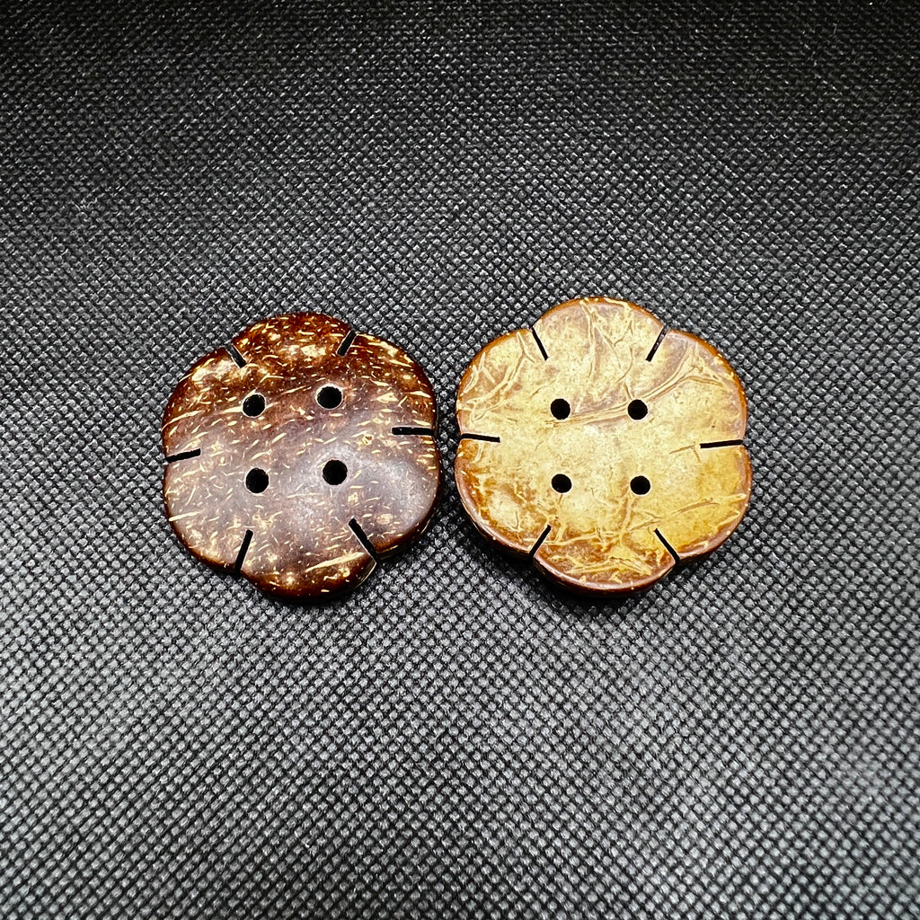 Carved Bloom Button