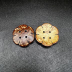 Carved Bloom Button