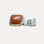 Luxurious Square Button - 21mm