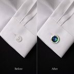 The Earthy Terrazzo Button Cover