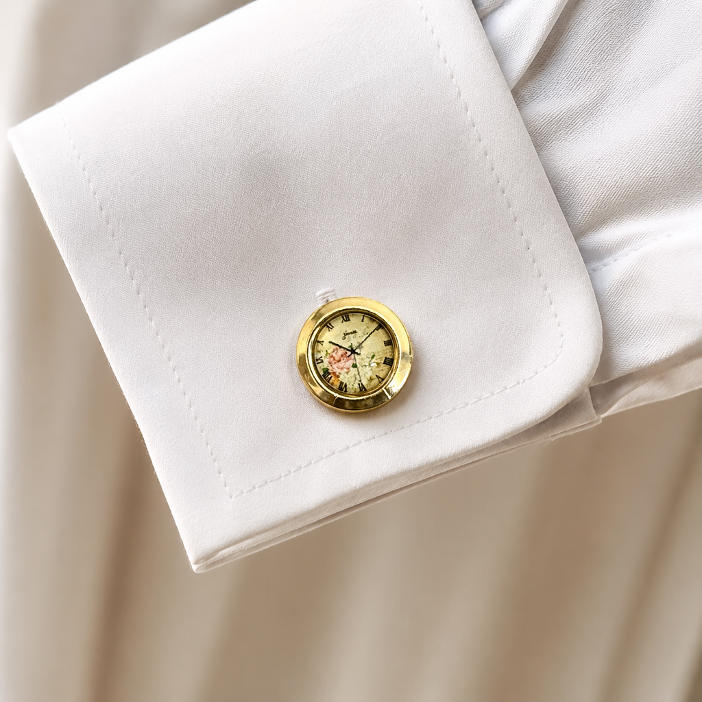 The Timeless Clock Button Cover