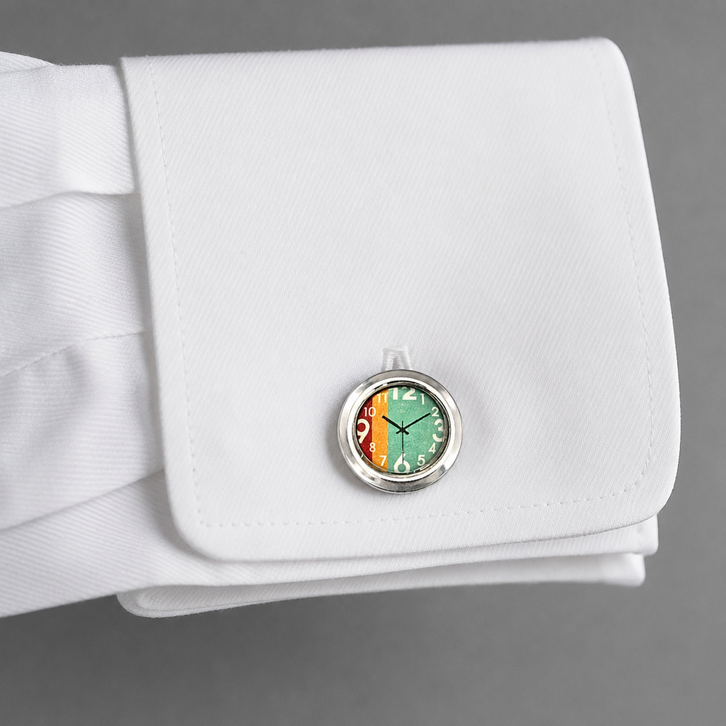 The Multicolored Watch Button Cover