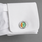 The Multicolored Watch Button Cover