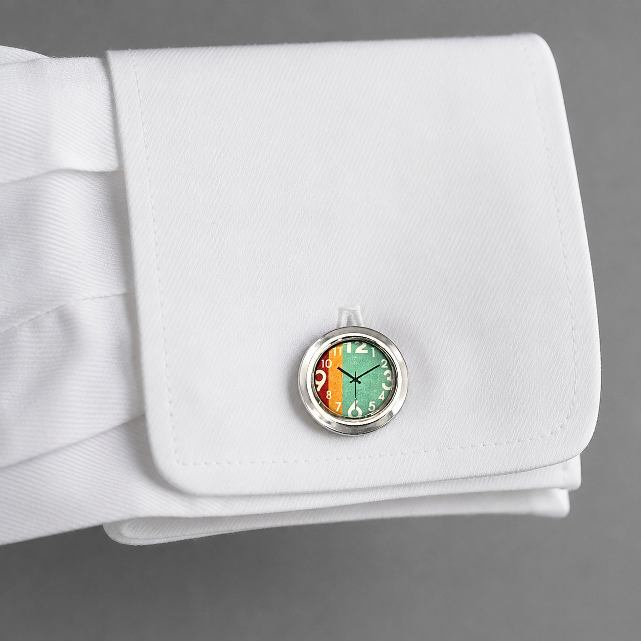 The Multicolored Watch Button Cover