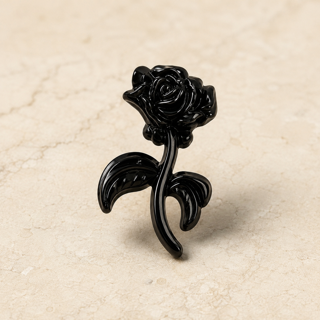 Rose Stem Pin