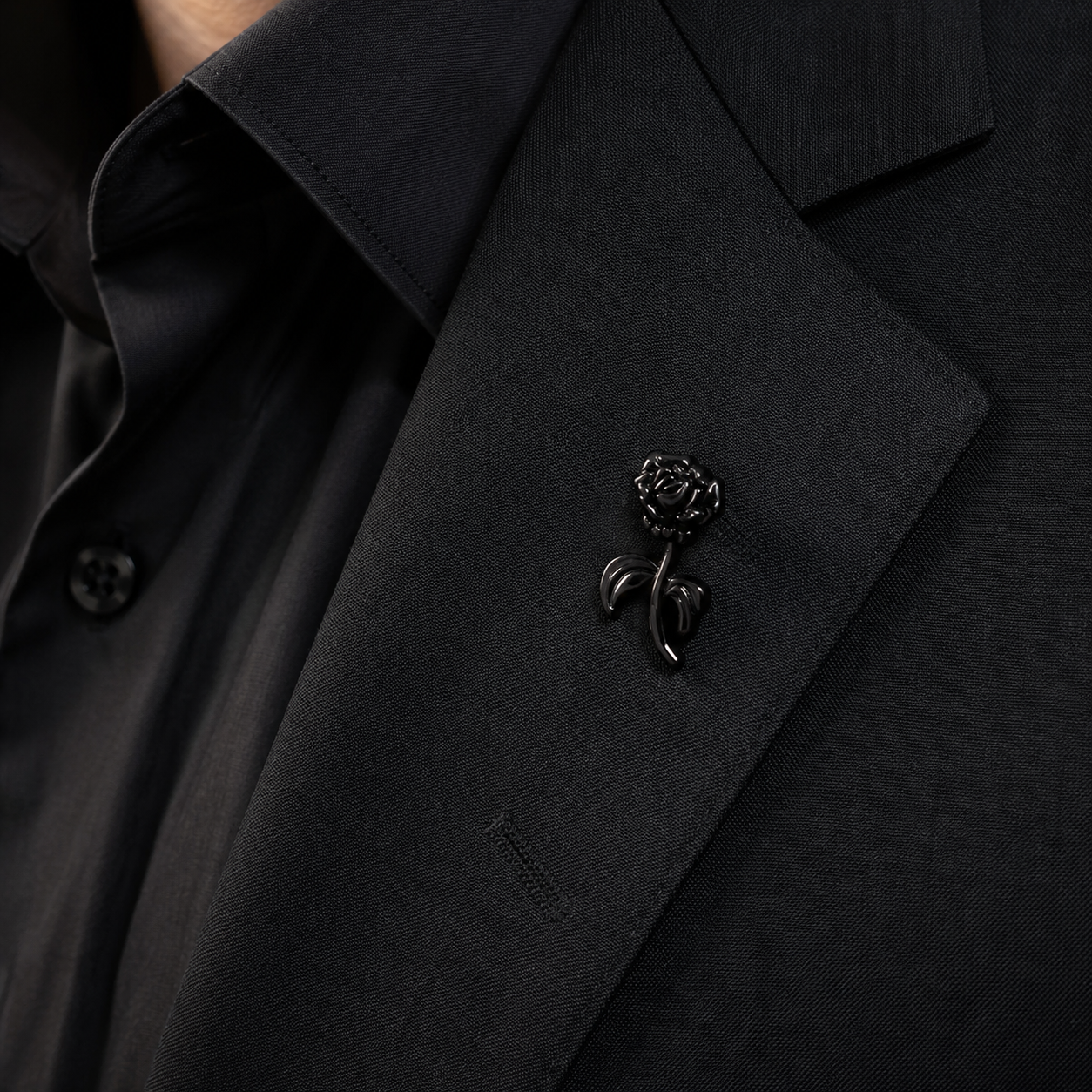 Rose Stem Pin
