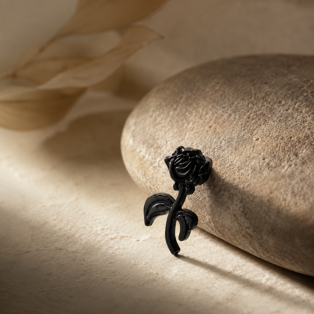 Rose Stem Pin