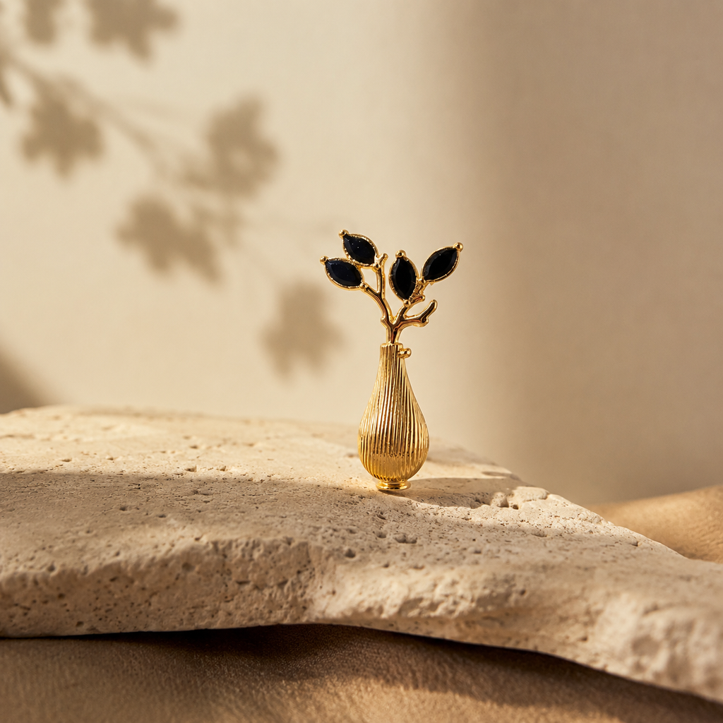 Flowerpot Lapel Pin