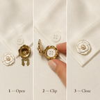 The Floral Button Cover | Unisex