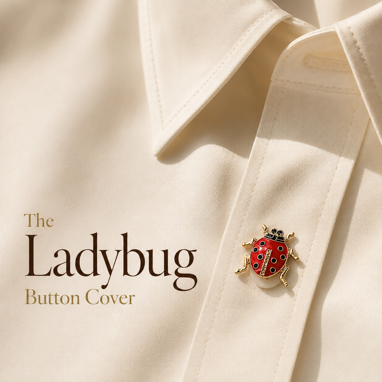 The Ladybug Button Cover | Unisex