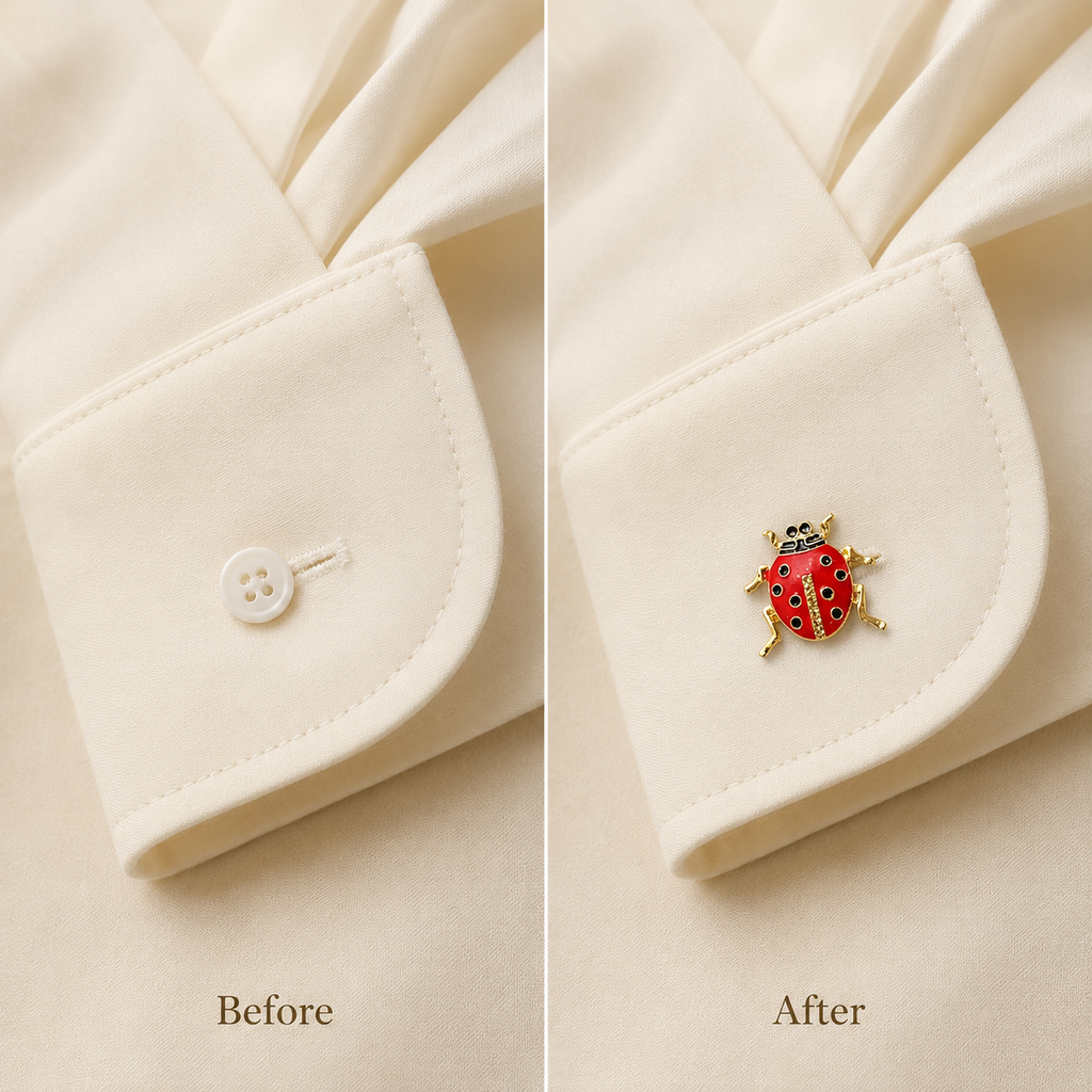 The Ladybug Button Cover | Unisex