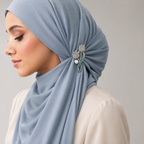Crystal Bloom Tulip Pin (Hijaab Pin)