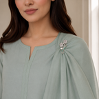 Crystal Bloom Tulip Pin (Hijaab Pin)