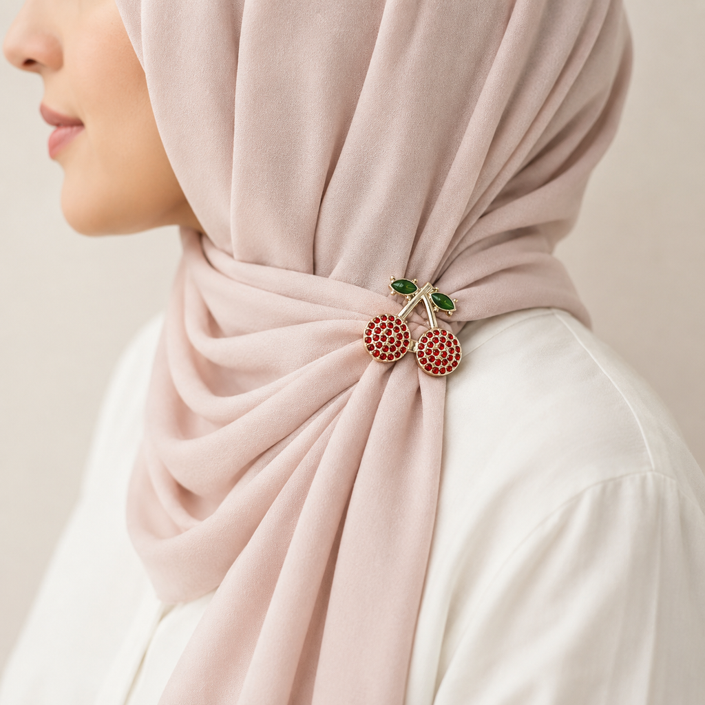 Red Cherry Pin (Hijaab Pin)