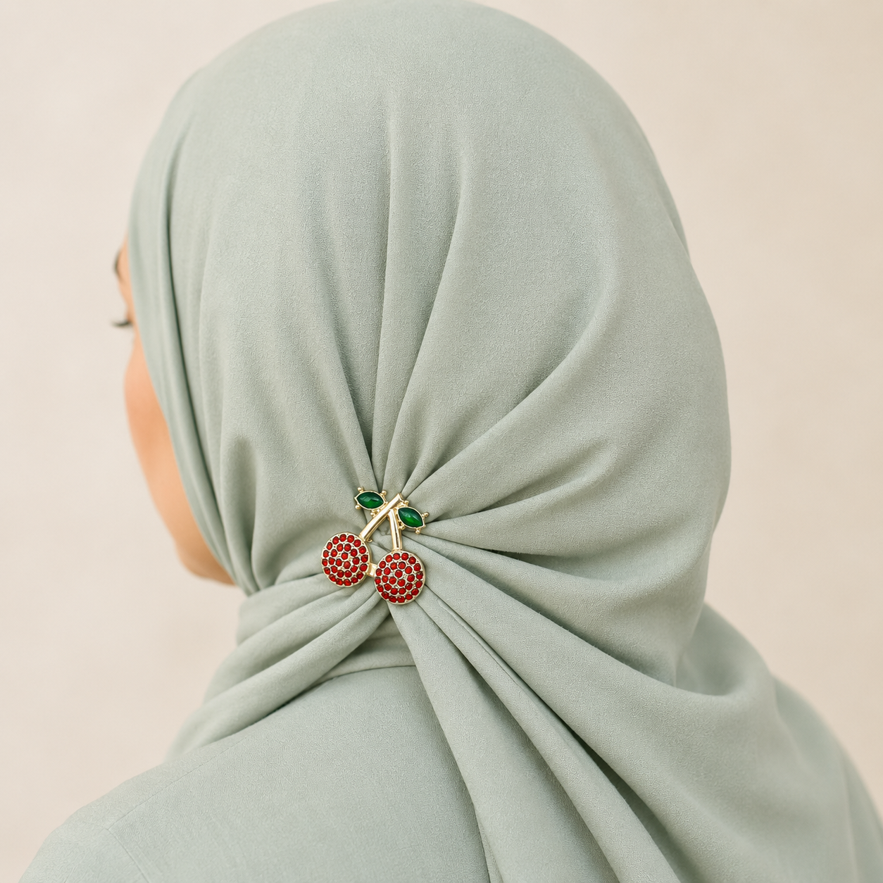 Red Cherry Pin (Hijaab Pin)