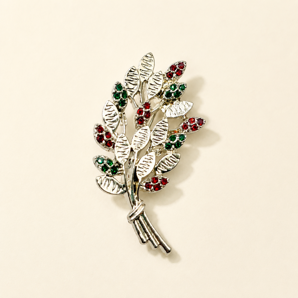 Festive Leaf Pin (Hijaab Pin)