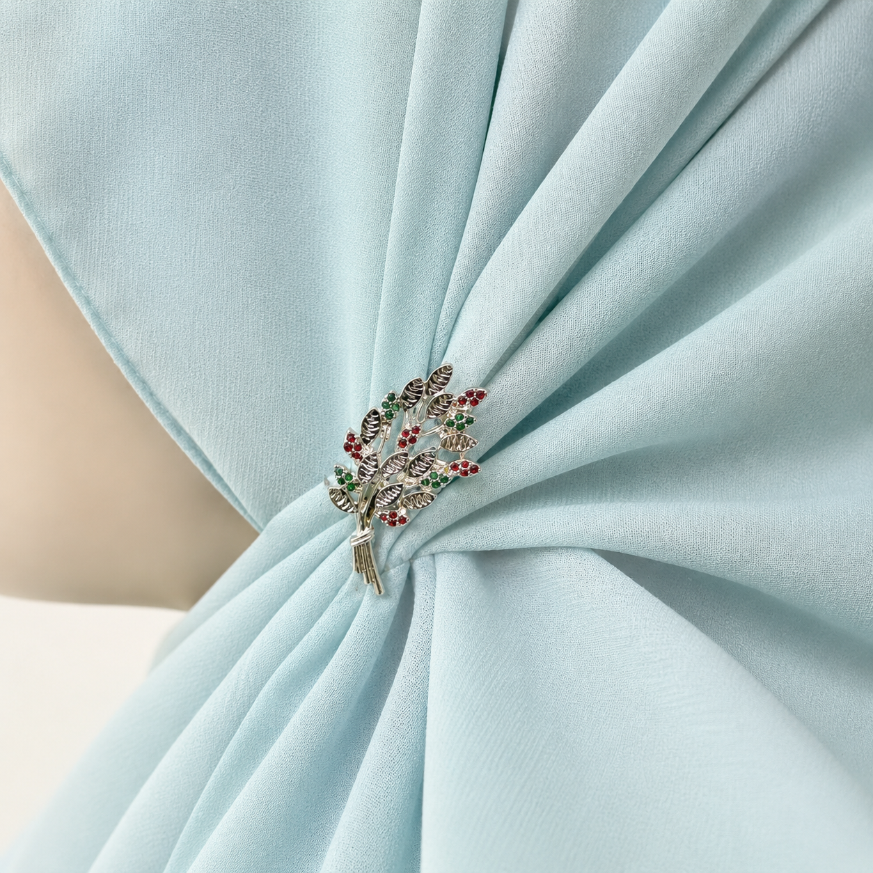 Festive Leaf Pin (Hijaab Pin)