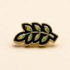 Gold Leaf Lapel Pin
