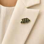 Gold Leaf Lapel Pin