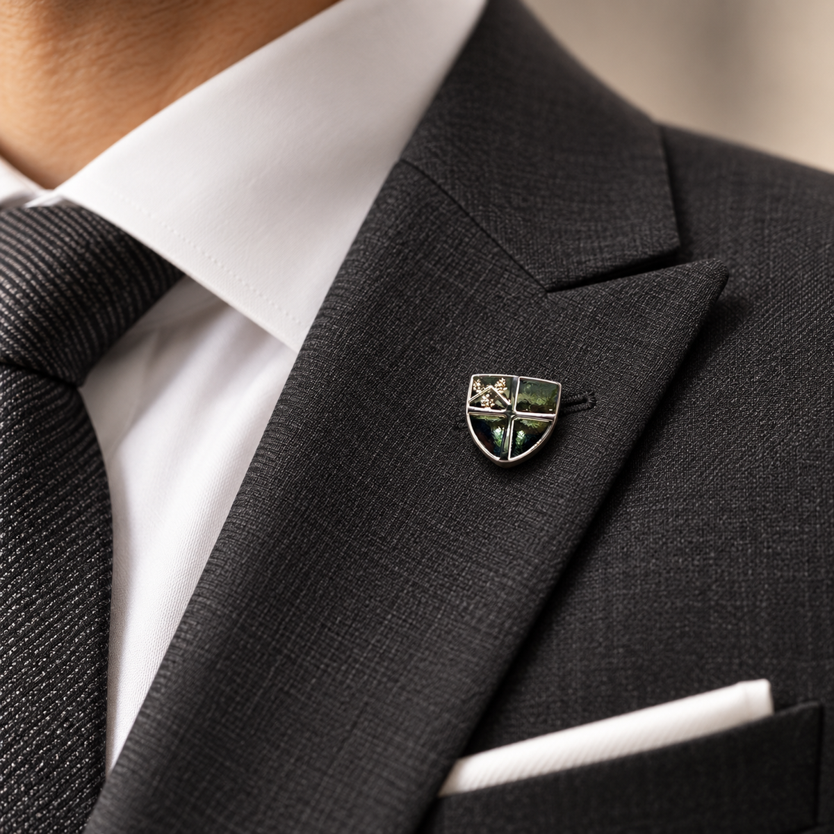 Basic Shield Lapel Pin