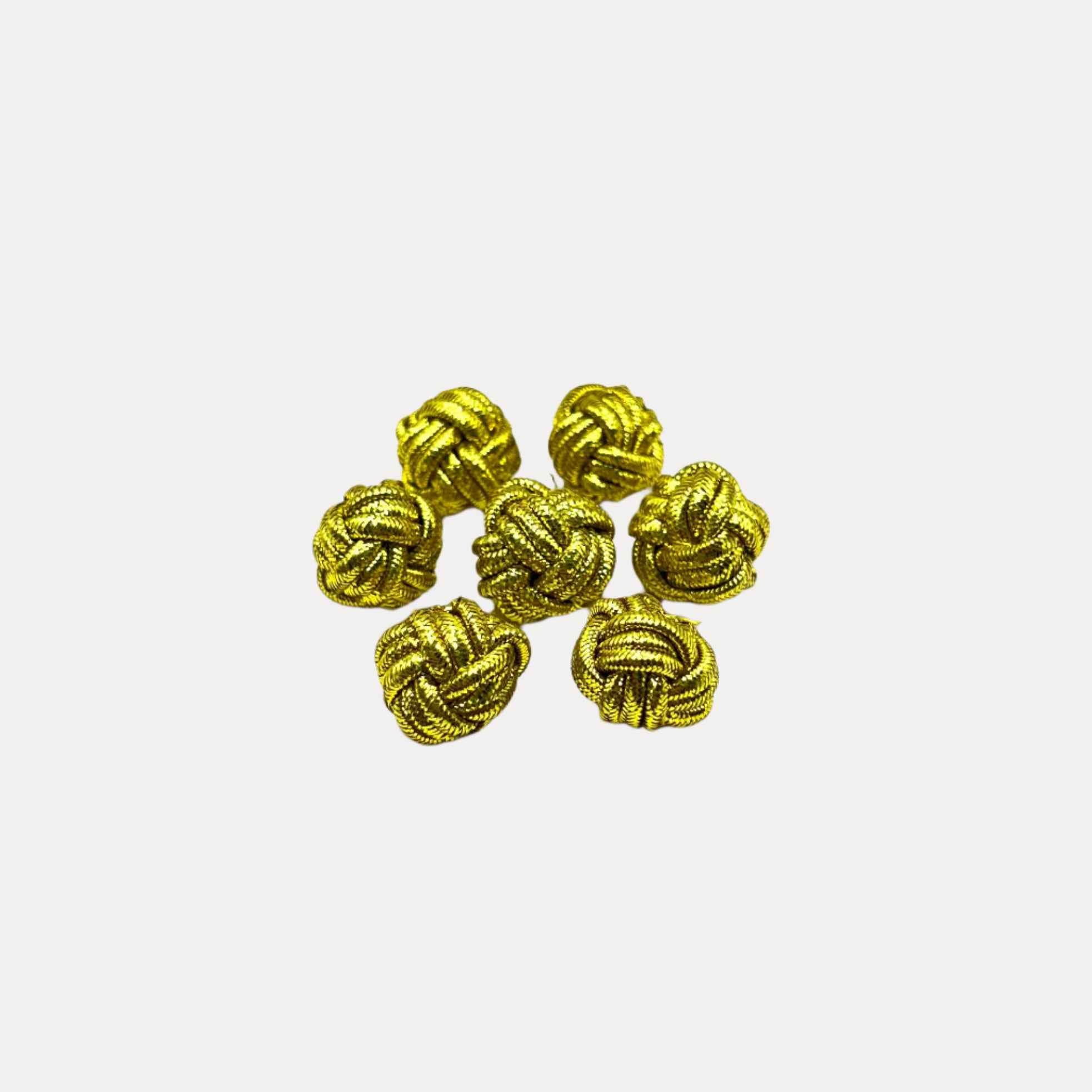 Golden Thread Buttons