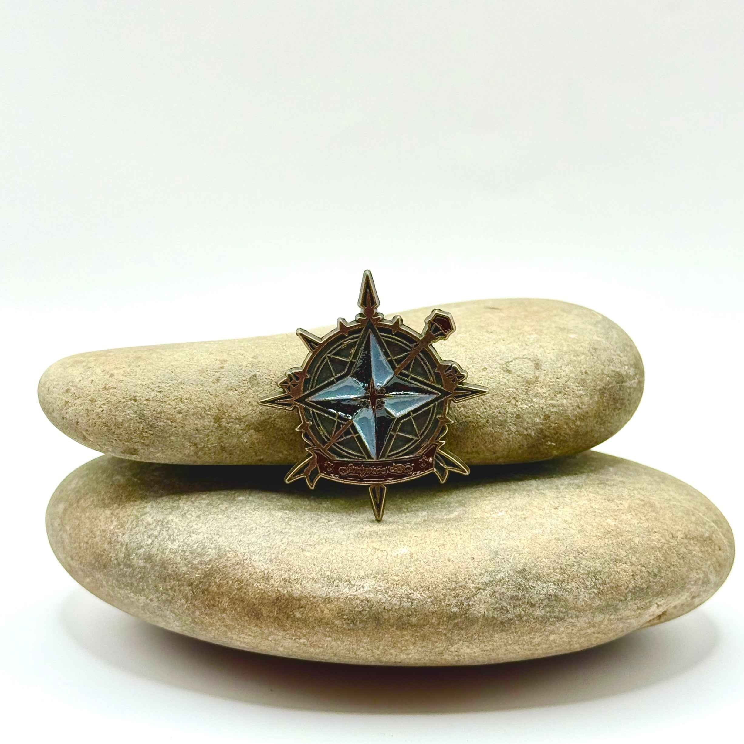 Compass Rose Pin