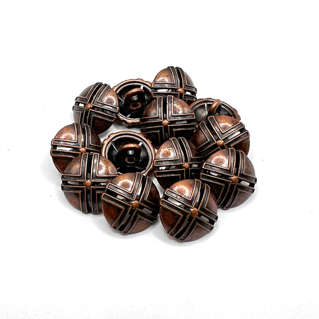 Cross Dome Kurta Button