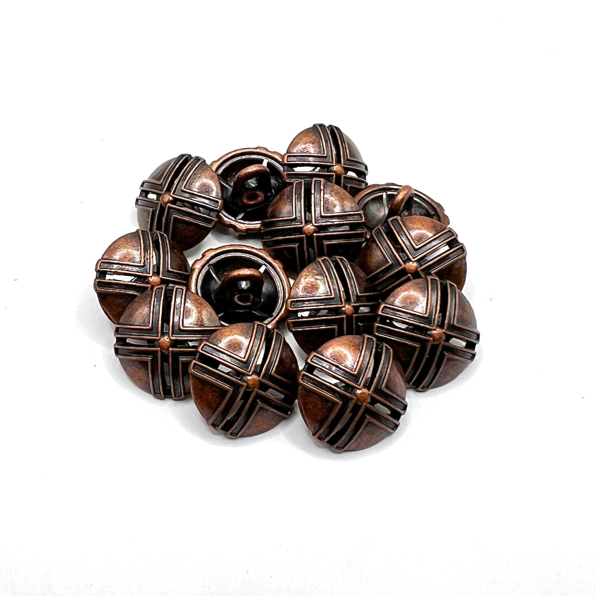 Cross Dome Kurta Button
