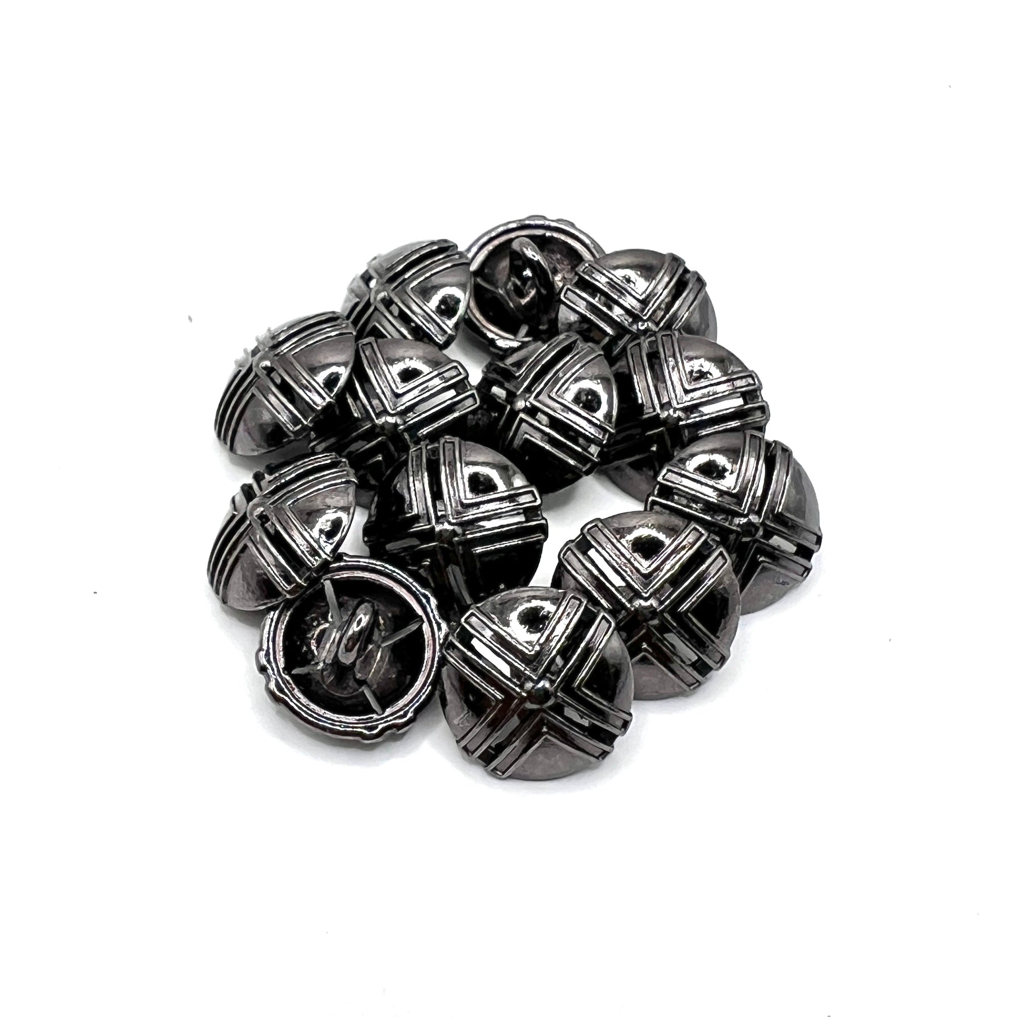 Cross Dome Kurta Button