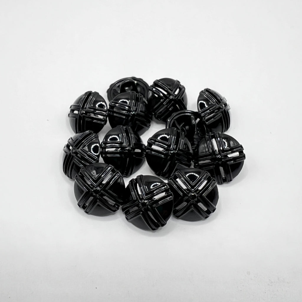 Cross Dome Kurta Button